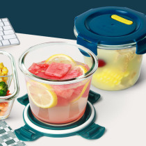 Glass sealed jar kimchi bottle jar storage box food grade Miscellaneous grain empty bottle soup bottle with lid household storage tank