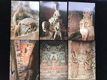 Dazu stone carvings without postage postcard with envelope 1 set of 10 pieces