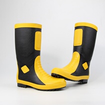 New lightweight fire rescue training boots High tube waterproof competition rain boots Water boots non-slip fire fighting galoshes
