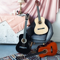Star guitar FF introduction 41 inch folk song 38 inch single board guitar lettering professional novice student beginner Yukri