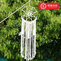 Nordic Dream Catcher Rose Tapestry Cotton Rope Woven Bedroom Hanging Homestay Decoration Bohemia Wall Nordic Hand
