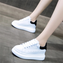 Thick Bottom Small White Shoes Woman 2022 new shoes 100 hitch Pine Cake Sneakers Bursting inside Heightening Women Shoes Spring Autumn Board Shoes