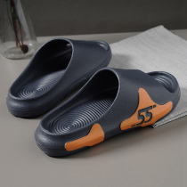 Net red slippers men 2021 new summer wear Tide brand ins tide soft bottom stepping shit sports non slip slippery slippers