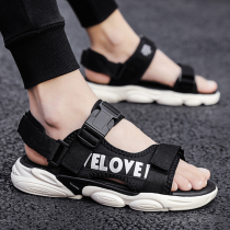 Sandals mens summer 2022 new trendy men outwear casual 100 hitch slippers movement non-slip beach wave shoes