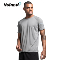 Volandi Volanti Fitness Short Sleeve Mens Loose Quick Clothes Running T-shirt Sweat Breathable Basketball Training