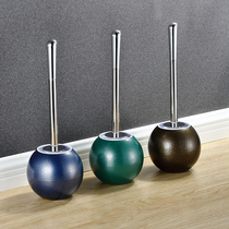 Toilet brush no dead corner washing toilet brush long handle to dead corner soft hair hanging wall home toilet cleaning set