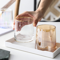 Simple ins Nordic light luxury mouthwash Cup household glass brush cup set wash cup hotel toothbrush cup