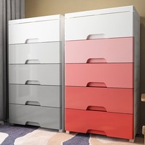 Shunfeng thick storage cabinet gray drawer type provincial space childrens clothes household plastic cabinet storage cabinet