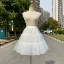 Skirt daily summer jk boneless lolita soft gauze violence adjustable petticoat half-length puffy dress cosplay