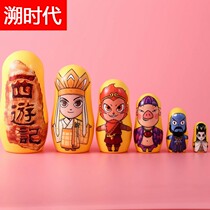 Russian set of Wawa West Journey 6 layers of toys Gift Russian girl children Puzzle Girl Pig Octave