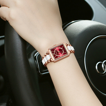 Amanie watches women 2022 new Lola niche design Rose Summer Little Green Form Ceramics Female students