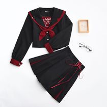 Magic Array Japanese JK uniform skirt student school class uniform school style soft sister COS dark water boy suit short sleeve suit