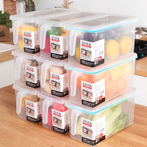 Refrigerator special storage box Drawer egg box Food freezing box Kitchen storage preservation storage box artifact