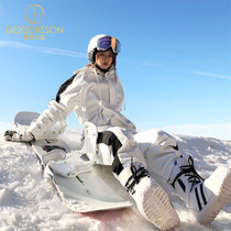 GOODRSSON snowboard suit men and women double board warm windproof waterproof Tide brand split snow suit snow suit snow pants