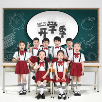 June 1 Childrens Performance Costume Boys Strappy Pants Dress Primary School Students Chorus Girls Host Recitation Performance Costume
