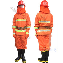 Fire fighting suit firefighter fire suit equipment fire fighting suit life jacket training drill fire clothing