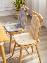 Dining Chair Cushion Autumn winter plush sleeping room cushions one-piece thickened sleeping chair leaning on chair backrest cotton cushion