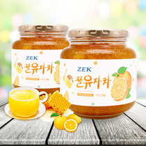 ZEK Original Fruit Fruit Grapefruit Tea Can Red Grapefruit Tea Can Red Beauty 1KG*2 Bottles