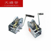 Tianshengyu crane hoisting winch steel wire lifting belt gourd machine tightening wire retractor small hand machine lifting
