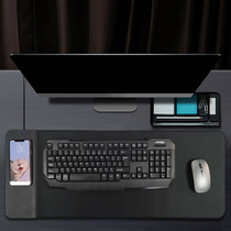 Simple wireless charging mouse pad Oversized gaming keyboard pad Laptop waterproof desk pad