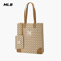 MLB official mens and womens classic old flower tote bag NY satchel shopping leisure trend 21 years of summer new ORL03