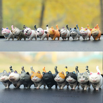 Cute little cat car decoration doll creative car decoration cartoon car interior products shake sound net red car decoration woman