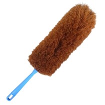 Chicken feather duster household non-hair dust removal cleaning artifact housework cleaning long handle retractable rod bullet Ash