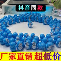 Blue fat tumbler best friend decompression Dingdang cat robot cat Doraemon Net Red childrens mini shaking head toy