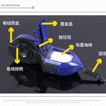 Ink bucket woodworking scriber manual full-automatic special tool spring line hand ink line site pay-off decoration god