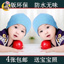 Baby picture wall stickers Newborn children cute baby posters Bedroom early education photos pregnant women beautiful bb wallpaper stickers