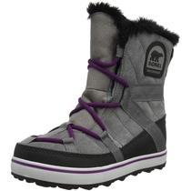 Ice bear Sorel simple suede inside thick warm non-slip shock-absorbing women's snow boots