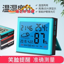 New products Electronic temperature and humidity meter weather station softly backlight quality to create indoor thermometer