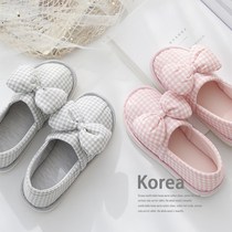 Moon shoes autumn bag with cotton tow women 9 months 2021 new autumn home soft non-slip sole maternity shoes