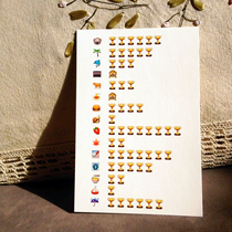Spot Federer Australian Open Wimbledon Champion 20 Grand Slam trophy emoji postcard milk powder gift souvenir