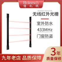Wireless infrared grating incident alarm lithium battery infrared fence outdoor door and window anti-theft sensor detector