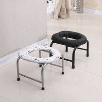 Stool stool Stool stool foldable toilet Elderly squat mobile toilet seat Pregnant woman pit change to pull chair