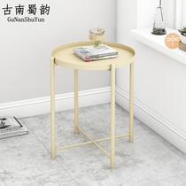 Mahjong table tea table tea water rack chess board room special living room home small tea water cabinet sofa edge a few round tea table