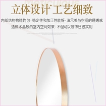 505 non-hole bathroom mirror toilet small mirror wall sticker rotating student dormitory round mirror household wall hanging