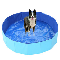 Foldable pet bath tub Large dog Golden retriever dog special swimming pool Bathtub Bath tub Cat bath tub