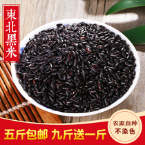 2022 Northeast new black rice 500g farm self-produced porridge rice coarse grains five grains selected purple rice black rice