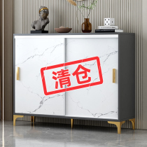  Light luxury shoe cabinet household door large-capacity storage door entrance entrance cabinet Simple modern foyer cabinet locker