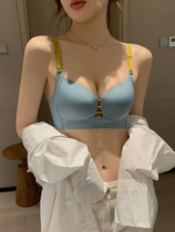 Incognito underwear womens summer thin section large chest small bra gathered sub-breast anti-sagging no rim ultra-thin bra