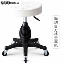 Beauty stool rotating lifting pulley hairdresser barbershop chair beauty salon special big stool nail round stool