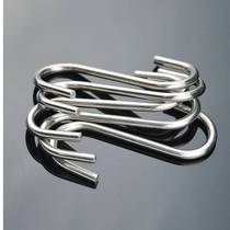 Stainless steel S - type hook with a hook S - hook in kitchen bathroom multi - use S - hook metal S - hook hook hook