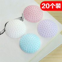 20 door handles anti-crash pads thickened wall anti-touch silicone door post-adhesive suction cup anti-crash wall cushion table corner protection
