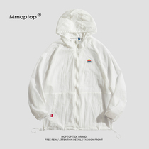 MMOPTOP Japanese casual sunscreen clothing mens summer new ultra-thin breathable ice silk sunscreen clothing sports jacket