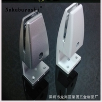 Bottomless screen clip Aluminum alloy L-type screen clip Desk baffle T-type glass clip