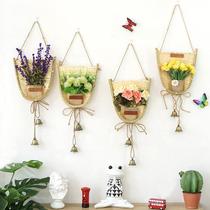 Kindergarten ornament Hanging Shop Wall Decoration Corridor Classroom Creative Ring Creative Material Bamboo Wounded Pendant