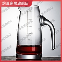 Thickened glass liquor dispenser Hulk home small pot wine wine decanter restaurant 500ml