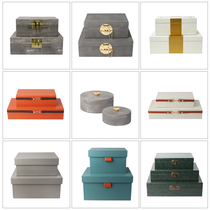 Modern minimalist model room cloakroom jewelry box decoration box bedroom dressing table decorations storage box ornaments